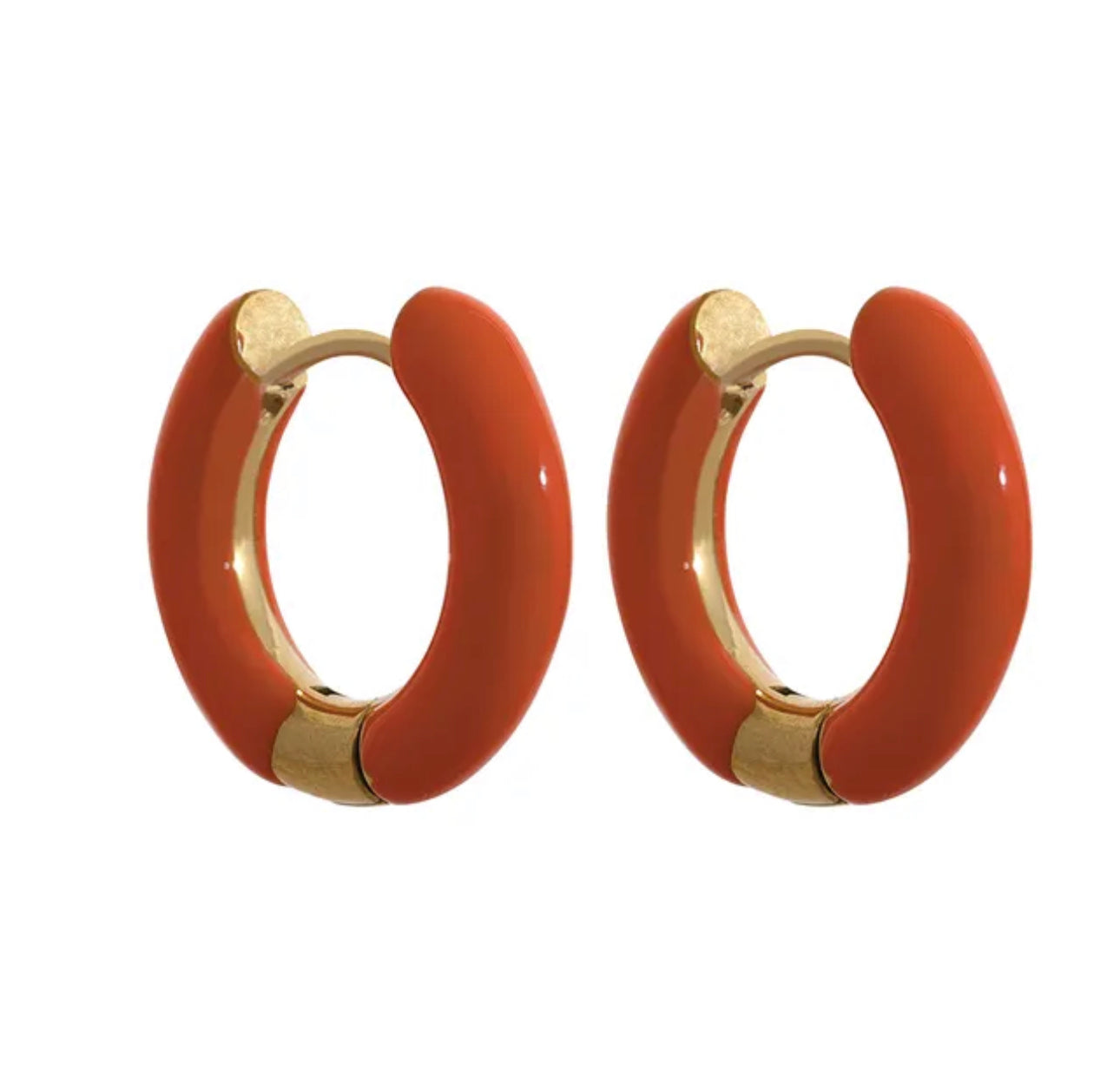 Orange Lavish Hoop image 0