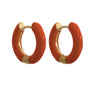 Orange Lavish Hoop image 0