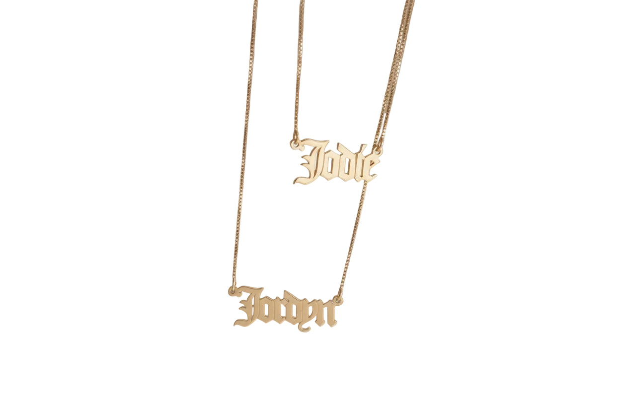 Old English Necklace