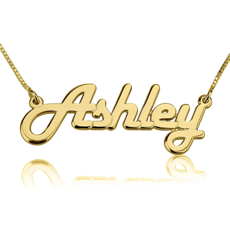 Retro Name Necklace image 0