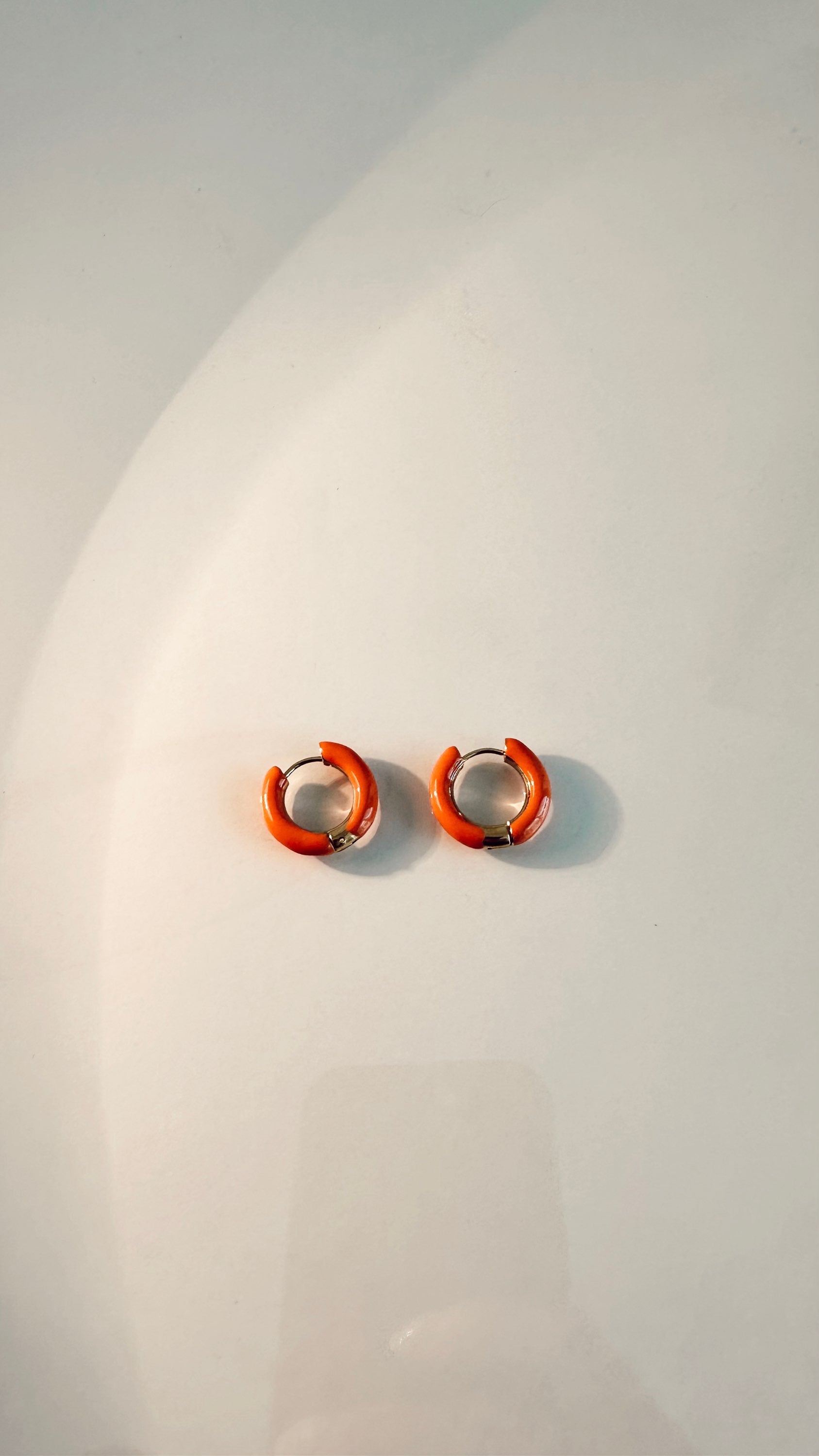 Orange Lavish Hoop image 1