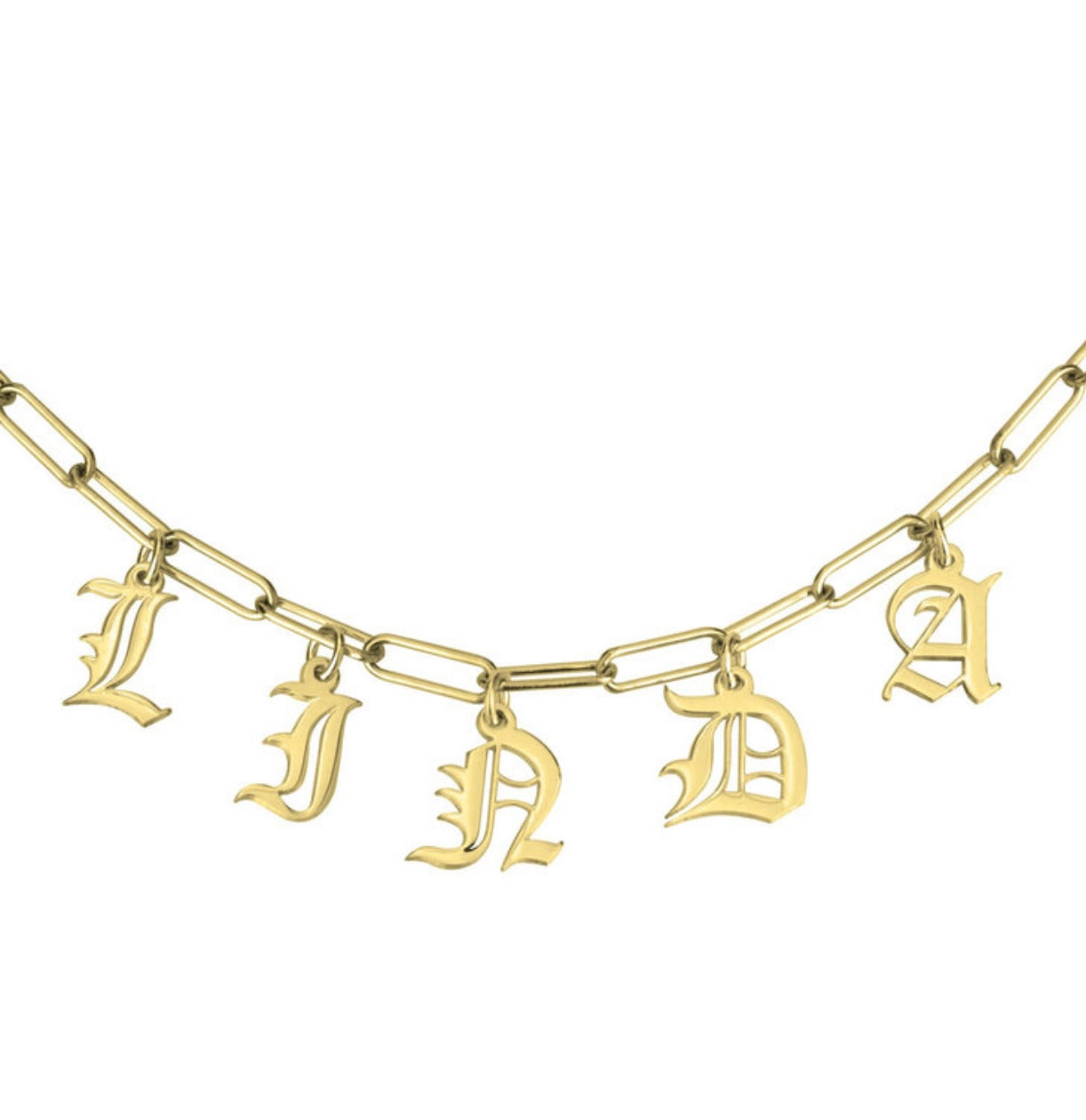 Drop Letter Necklace image 0