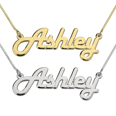 Retro Name Necklace image 1
