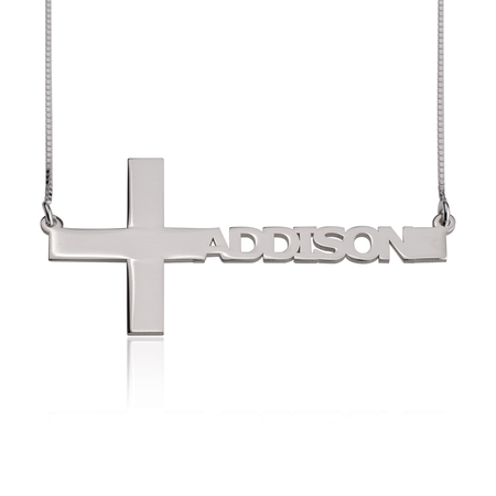 Cross Name Necklace image 0