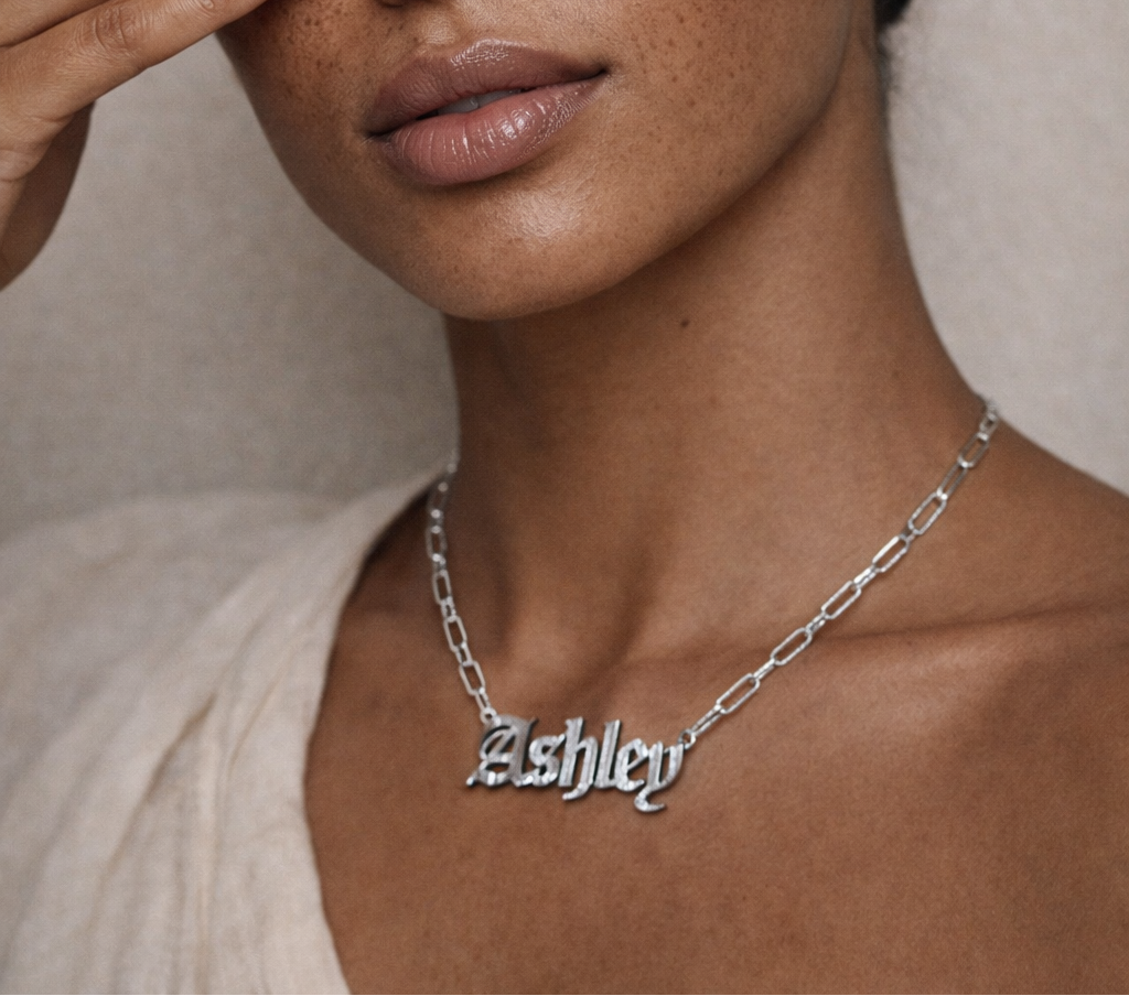 Clip Name Necklace