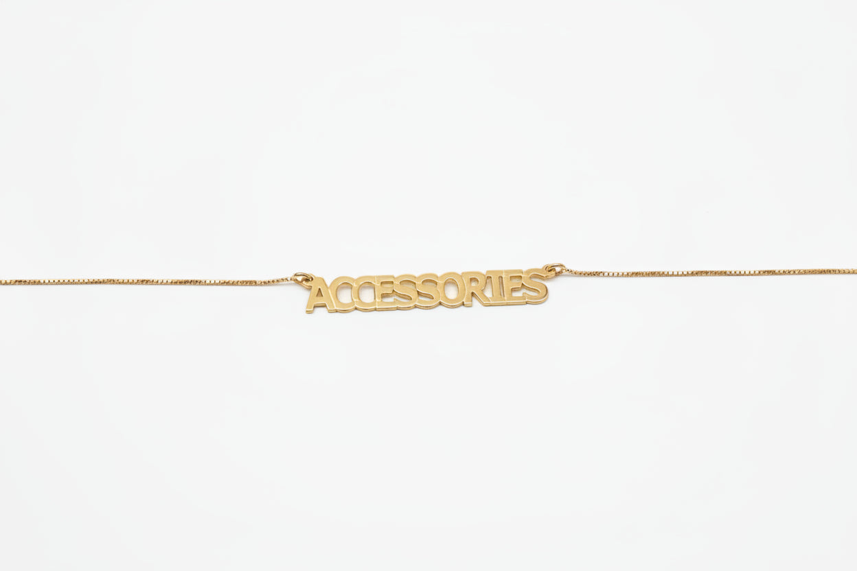 Capital Name Necklace image 0