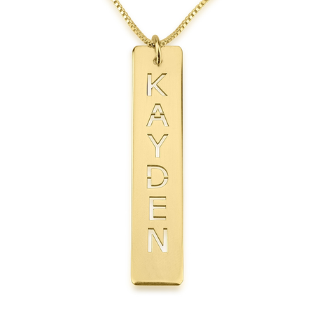 Vertical Name Necklace image 0