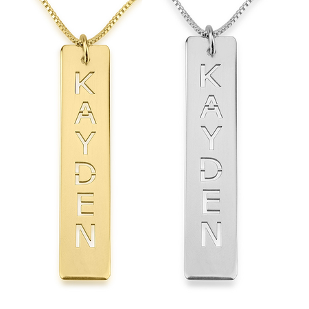 Vertical Name Necklace image 1